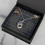 To My Beautiful Soulmate Necklace In Your Eyes I Have Found My Home Clan Galbraith Tartan Rising Phoenix Necklace
