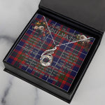 To My Beautiful Soulmate Necklace In Your Eyes I Have Found My Home Clan Pennycook Tartan Rising Phoenix Necklace