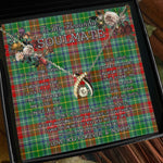 To My Beautiful Soulmate Necklace In Your Eyes I Have Found My Home Clan Muirhead Tartan Wishbone Dancing Necklace