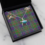 Sea Turtle Necklace To My Beautiful Soulmate Necklace In Your Eyes I Have Found My Home Clan Stewart of Appin Hunting Tartan Blue Turtle Necklace