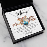 Opal Turtle Necklace - Mom Necklace, Mom Gift From Daughter, Mother Day Necklace Meaningful For Mom Christmas Gift For Mom Neckalce