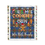 Personalized Gift Tartan Plaid Blanket Clan MacBeth Ancient With Christmas Cookie Baking Crew Christmas Gift Blanket, Plaid Blanket, Christmas Fleece Blanket, Christmas Blanket, Tartan Blanket, Scottish Blanket, Scotland Blanket, Family Name Blanket, Custom Blanket, Personalized Blanket