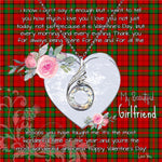 Rising Phoenix Necklace - Valentine Necklace Clan Dunbar Tartan Gift for Girlfriend, Gift for My Wife Rising Phoenix Necklace