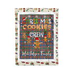 Personalized Gift Tartan Plaid Blanket Clan MacIntyre Ancient With Christmas Cookie Baking Crew Christmas Gift Blanket, Plaid Blanket, Christmas Fleece Blanket, Christmas Blanket, Tartan Blanket, Scottish Blanket, Scotland Blanket, Family Name Blanket, Custom Blanket, Personalized Blanket
