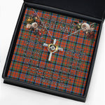 To My Beautiful Soulmate Necklace In Your Eyes I Have Found My Home Clan MacNaughton Ancient Tartan Cross Dancing Necklace