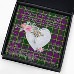 Gift For My Beautiful Girlfriend Necklace Valentine Necklace Clan Taylor Tartan Cross Dancing Necklace Scottish Tartan Jewelry