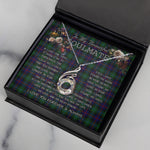 To My Beautiful Soulmate Necklace In Your Eyes I Have Found My Home Clan Campbell Of Cawdor Modern Tartan Rising Phoenix Necklace
