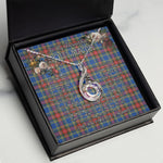 To My Beautiful Soulmate Necklace In Your Eyes I Have Found My Home Clan MacBeth Modern Tartan Rising Phoenix Necklace