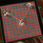 To My Beautiful Soulmate Necklace In Your Eyes I Have Found My Home Clan Sinclair Ancient Tartan Wishbone Dancing Necklace