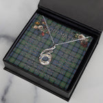 To My Beautiful Soulmate Necklace In Your Eyes I Have Found My Home Clan MacDonell Of Glengarry Ancient Tartan Rising Phoenix Necklace