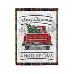 Tartan Blanket Vintage Red Truck with Christmas Tree Family Scottish Clan Stewart High Stewards plaid blanket, red plaid blanket, buffalo plaid blanket, green plaid blanket, plaid fleece blanket, blue plaid blanket, red tartan blanket, tartan plaid blanket, black and white plaid blanket, , christmas plaid blanket, orange plaid blanket, tartan plaid throw blanket, pink plaid blanket, brown plaid blanket, buffalo check blanket