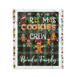 Personalized Gift Tartan Plaid Blanket Clan Brodie Modern With Christmas Cookie Baking Crew Christmas Gift Blanket, Plaid Blanket, Christmas Fleece Blanket, Christmas Blanket, Tartan Blanket, Scottish Blanket, Scotland Blanket, Family Name Blanket, Custom Blanket, Personalized Blanket