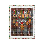 Personalized Gift Tartan Plaid Blanket Clan Cameron Of Erracht Weathered With Christmas Cookie Baking Crew Christmas Gift Blanket, Plaid Blanket, Christmas Fleece Blanket, Christmas Blanket, Tartan Blanket, Scottish Blanket, Scotland Blanket, Family Name Blanket, Custom Blanket, Personalized Blanket