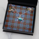 Sea Turtle Necklace To My Beautiful Soulmate Necklace In Your Eyes I Have Found My Home Clan Anderson Modern Tartan Blue Turtle Necklace