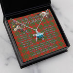 Sea Turtle Necklace To My Beautiful Soulmate Necklace In Your Eyes I Have Found My Home Clan Livingstone Tartan Blue Turtle Necklace