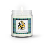 Soy Wax Candle - Buffalo Plaid Candle Campbell Of Cawdor Ancient Family Crest Tartan Plaid Soy Wax Candle, oil candle, candle handmade, wax candle, soy wax, nature wax, natural soy wax, natural soy candles, natural candle