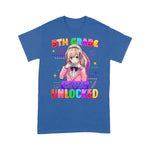5th Grade Level Unlocked Anime Girl Gaming Back To School Shirt Back To School Gifts - Scotstee Shop