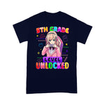 5th Grade Level Unlocked Anime Girl Gaming Back To School Shirt Back To School Gifts - Scotstee Shop