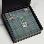 To My Beautiful Soulmate Necklace In Your Eyes I Have Found My Home Clan MacInnes Ancient Tartan Rising Phoenix Necklace