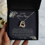 To My Bonus Mom Necklace, Gift To My Other Mother Necklace, Gift For Bonus Mom Second Mom Forever Love Necklace