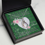 Rising Phoenix Necklace - Valentine Necklace Clan Dunbar Hunting Tartan Gift for Girlfriend, Gift for My Wife Rising Phoenix Necklace