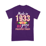 Womens Made In 1933 Design 88 Years Old 88th Birthday Gift Birthday Shirt - Scotstee Shop