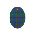 Strachan Tartan Oval Ornaments, Christmas Tree Ornament, Plaid Christmas Ornaments, Ceramic Oval Christmas Tree Decoration, Tartan Oval Ornaments, Christmas Tree Ornament, Plaid Christmas Ornaments, Ceramic Oval Christmas Tree Decoration