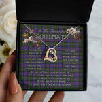 To My Beautiful Soulmate Necklace In Your Eyes I Have Found My Home Clan MacCallum of Berwick Tartan Forever Love Necklace