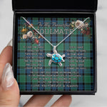 Sea Turtle Necklace To My Beautiful Soulmate Necklace In Your Eyes I Have Found My Home Clan Graham Of Menteith Ancient Tartan Blue Turtle Necklace, Valentine Necklace Gift for Girlfriend Clan Mitchell Ancient Tartan Sunflower Pendant Necklace, Scottish Tartan Jewelry, valentine necklace, necklace girlfriend, necklace for wife, cute necklaces for girlfriend, jewelry for girlfriend, to my soulmate necklace, to my future wife necklace