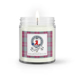 Soy Wax Candle - Buffalo Plaid Candle Clan Badge Crawford Ancient Tartan Plaid Soy Wax Candle, oil candle, candle handmade, wax candle, soy wax, nature wax, natural soy wax, natural soy candles, natural candle