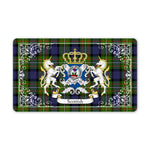 Doormat - Welcome Mat Scottish Ferguson Clan Badge Tartan Door Mat, Plaid Doormat
