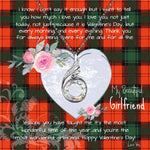Rising Phoenix Necklace - Valentine Necklace Clan Cruickshanks Tartan Gift for Girlfriend, Gift for My Wife Rising Phoenix Necklace