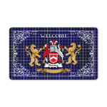 Doormat - Tartan Door Mat The Family Fleming Welcome Mat, Plaid Doormat Scottish