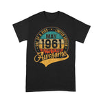 Scotstee Shop - 60th Birthday Gift Retro May 1961 60 Yrs Old 60th Birthday Shirt 60th birthday gifts