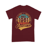 Scotstee Shop - 60th Birthday Gift Retro May 1961 60 Yrs Old 60th Birthday Shirt 60th birthday gifts