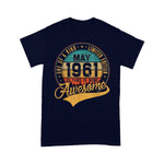Scotstee Shop - 60th Birthday Gift Retro May 1961 60 Yrs Old 60th Birthday Shirt 60th birthday gifts