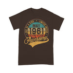 Scotstee Shop - 60th Birthday Gift Retro May 1961 60 Yrs Old 60th Birthday Shirt 60th birthday gifts