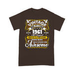 Scotstee Shop - 60th Birthday Gifts Vintage Genuine 1961 60's Years Old Birthday Shirt 60th birthday gifts