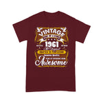 Scotstee Shop - 60th Birthday Gifts Vintage Genuine 1961 60's Years Old Birthday Shirt 60th birthday gifts