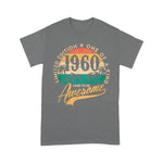 60th Birthday Gifts Vintage Made In 1960 Birthday Shirt Best Gift 60 Years Old Birthday Shirt - Scotstee Shop