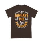 60th Birthday Shirt Vintage January 1961 Years Old Birthday Gift Birthday Shirt 60th birthday gifts - Scotstee Shop