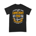 60th Birthday Shirt Vintage January 1961 Years Old Birthday Gift Birthday Shirt 60th birthday gifts - Scotstee Shop