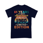 61 Years Old Birthday Shirt Vintage 1960 Limited Edition 61st Birthday Gifts Birthday Shirt - Scotstee Shop
