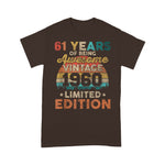 61 Years Old Birthday Shirt Vintage 1960 Limited Edition 61st Birthday Gifts Birthday Shirt - Scotstee Shop