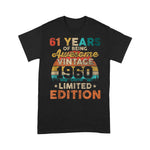 61 Years Old Birthday Shirt Vintage 1960 Limited Edition 61st Birthday Gifts Birthday Shirt - Scotstee Shop