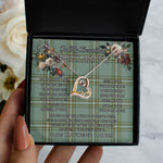 To My Beautiful Soulmate Necklace In Your Eyes I Have Found My Home Clan Kelly Tartan Forever Love Necklace