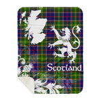 Sherpa Blanket - Tartan Blanket Thistle and Lion Scottish Clan Whitefoord Plaid Blanket, plaid sherpa blanket queen,purple sherpa blanket,queen sherpa blanket,queen size sherpa blanket,red sherpa blanket,scottish tartan blankets,sherpa blanket,sherpa christmas blanket