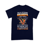 Scotstee Shop - Veteran USA Grandpa Proud Vet Grandfather Fathers Day 4th Of July Shirt