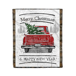 Tartan Blanket Vintage Red Truck with Christmas Tree Family Scottish Clan Gordon Weathered plaid blanket, red plaid blanket, buffalo plaid blanket, green plaid blanket, plaid fleece blanket, blue plaid blanket, red tartan blanket, tartan plaid blanket, black and white plaid blanket, , christmas plaid blanket, orange plaid blanket, tartan plaid throw blanket, pink plaid blanket, brown plaid blanket, buffalo check blanket