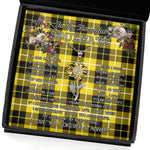 To My Beautiful Soulmate Sunflower Necklace In Your Eyes I Have Found My Home Clan Barclay Dress Modern Tartan Jewelry For Girlfriend, Tartan Sunflower Pendant Necklace, Scottish Tartan Jewelry, valentine necklace, necklace girlfriend, necklace for wife, cute necklaces for girlfriend, jewelry for girlfriend, to my soulmate necklace, to my future wife necklace